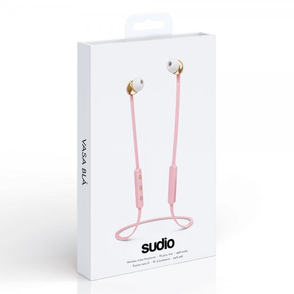 Sudio Vasa Blå Trådløsa Hodetelefoner In-Ear Rosa