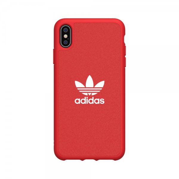 Adidas iPhone Xs Max Deksel OR Moulded Case Canvas FW19 Scarlet