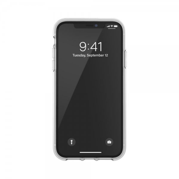 Adidas iPhone 11 Deksel Snap Case ENTRY FW19 Transparent Sølv