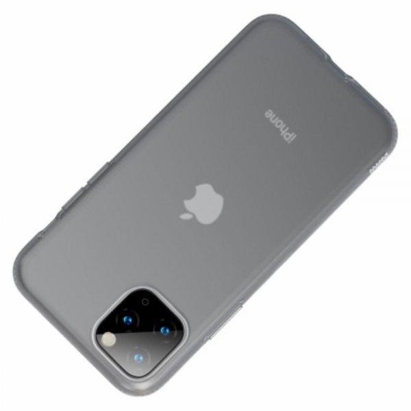 Baseus iPhone 11 Pro Max Deksel Jelly Liquid Silica Gel Svart