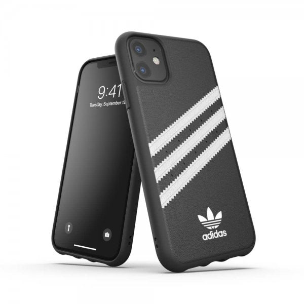 Adidas iPhone 11 Deksel OR Moulded Case PU FW19 Svart Hvit