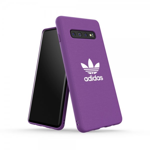 Adidas Samsung Galaxy S10 Plus Deksel OR Moulded Case Canvas SS20 Lilla