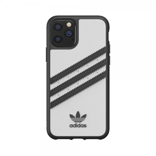 Adidas iPhone 11 Pro Deksel OR 3 Stripes Snap Case PU FW19 Hvit Svart