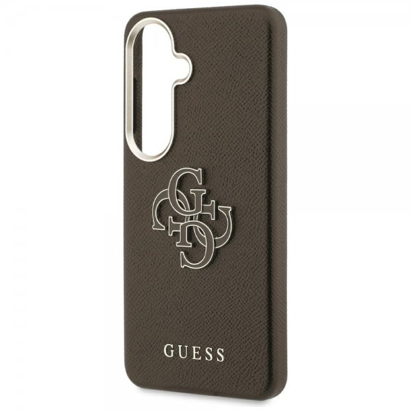 Guess Samsung Galaxy S26 Deksel 4G Logo Grained Brun