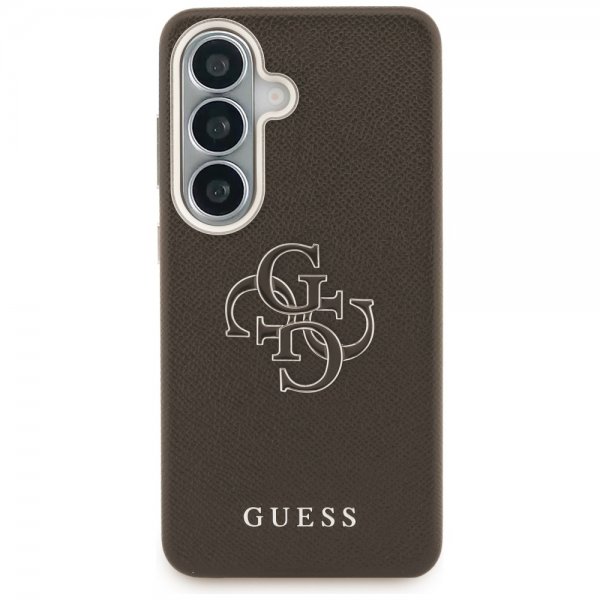 Guess Samsung Galaxy S26 Plus Deksel 4G Logo Grained Brun