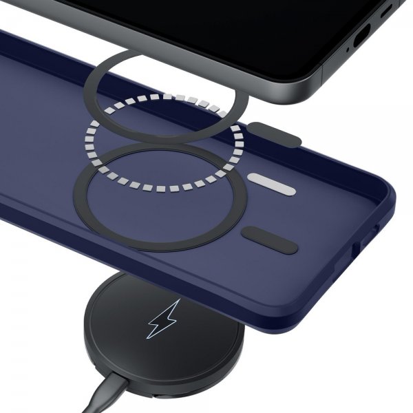 3mk Samsung Galaxy S25 Deksel Smoke MagCase Blå