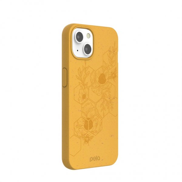 Pela iPhone 13 Deksel Classic Honey Hive Edition