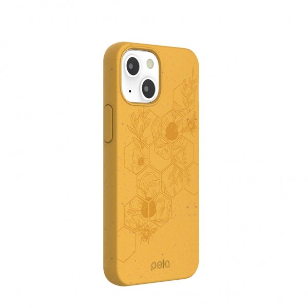 Pela iPhone 13 Mini Deksel Classic Honey Hive Edition