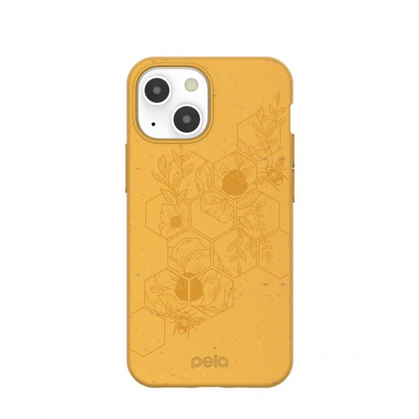 Pela iPhone 13 Mini Deksel Classic Honey Hive Edition