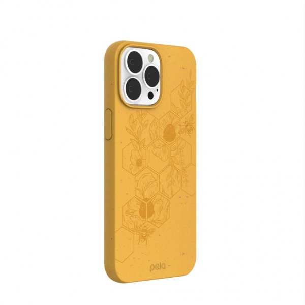 Pela iPhone 13 Pro Max Deksel Classic Honey Hive Edition