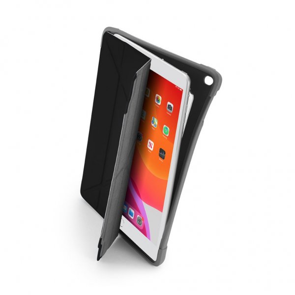 Pipetto iPad 10.2 (gen 7/8/9) Sak Origami Pencil Shield Svart