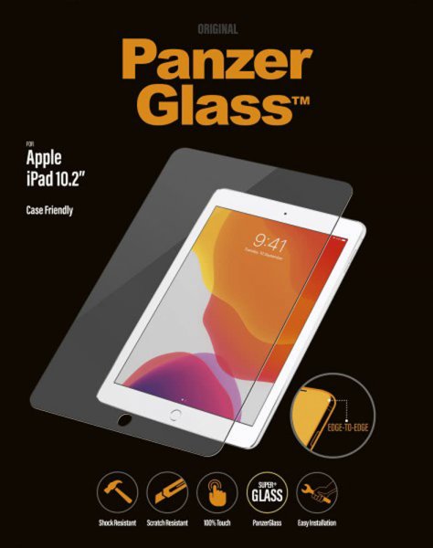 PanzerGlass iPad 10.2 (gen 7/8/9) Skjermbeskytter Edge-to-Edge