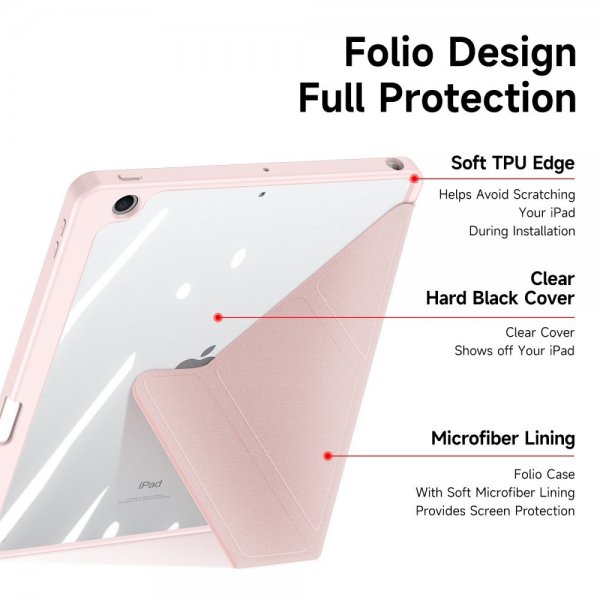 Dux Ducis iPad 10.2 (gen 7/8/9) Etui Magi Series Rosa