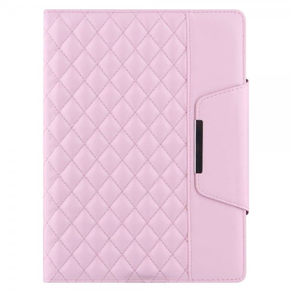iPad 10.2 (gen 7/8/9) Etui Rombemønster Rosa