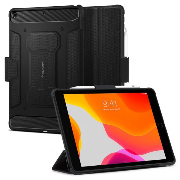 Spigen iPad 10.2 (gen 7/8/9) Etui Rugged Armor Pro Svart