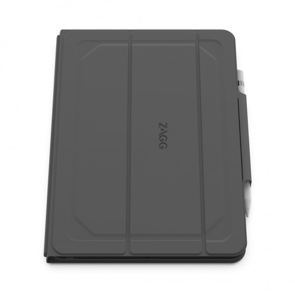 Zagg iPad 10.2 Etui med tastatur Rugged Messenger Keyboard Charcoal