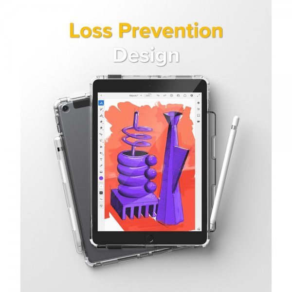Ringke iPad 10.2 (gen 7/8/9) Deksel Fusion+ Strap Combo Gul