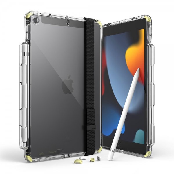Ringke iPad 10.2 (gen 7/8/9) Deksel Fusion+ Strap Combo Lime Glow