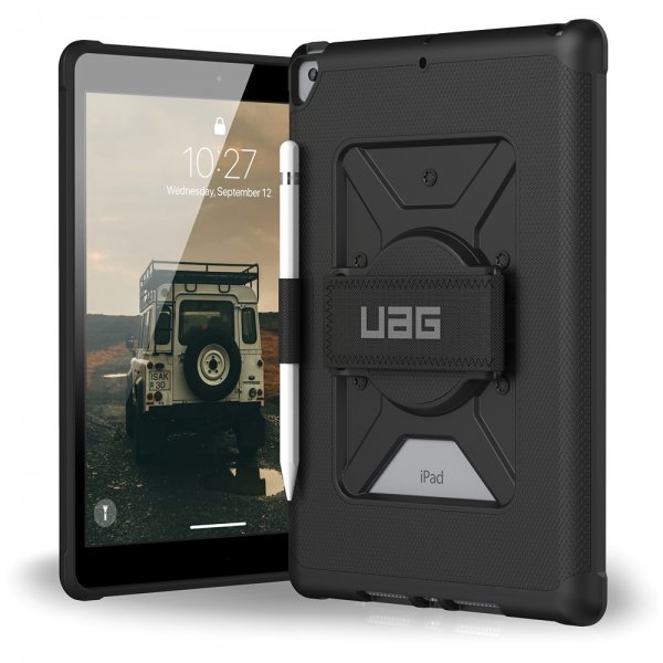 Urban Armor Gear (UAG) iPad 10.2 (gen 7/8/9) Deksel Metropolis Hand Strap Svart