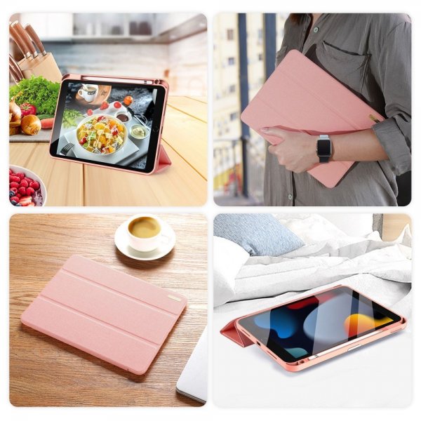 Dux Ducis iPad 10.9 (gen 10)/iPad 11 (A16) Etui Domo Series Rosa