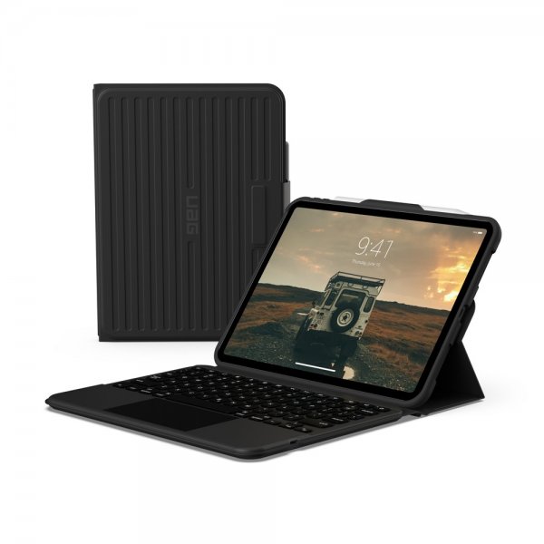 Urban Armor Gear (UAG) iPad 10.9 (gen 10)/iPad 11 (A16) Etui Rugged Bluetooth Keyboard with Trackpad Nordic Svart