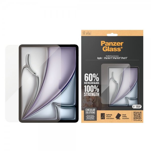 PanzerGlass iPad 10.9 (gen 10)/iPad 11 (A16)/iPad Air 11 (M2/M3) Skjermbeskytter Ultra-Wide Fit