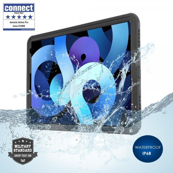 4smarts iPad 10.9 (gen 10)/iPad 11 (A16) Deksel Active Pro Rugged Case Stark Svart