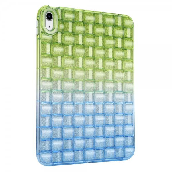 iPad 10.9 (gen 10)/iPad 11 (A16) Deksel Braided Grønn Blå