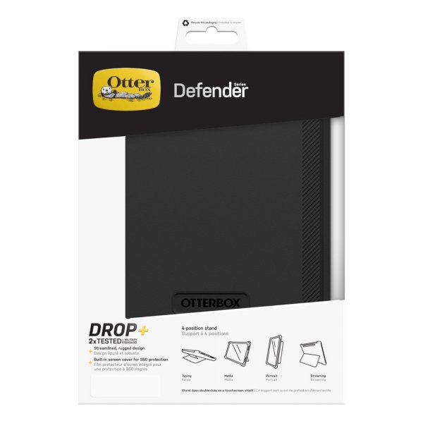 Otterbox iPad 10.9 (gen 10)/iPad 11 (A16) Deksel Defender Svart