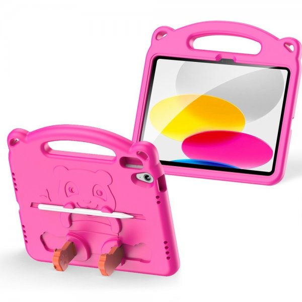 Dux Ducis iPad 10.9 (gen 10)/iPad 11 (A16) Deksel Panda Magenta
