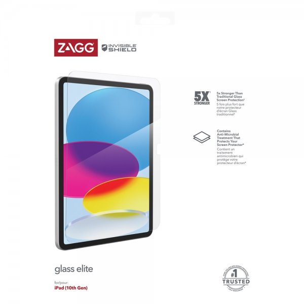 Zagg InvisibleShield iPad 10.9 (gen 10)/iPad 11 (A16) Skjermbeskytter Glass Elite