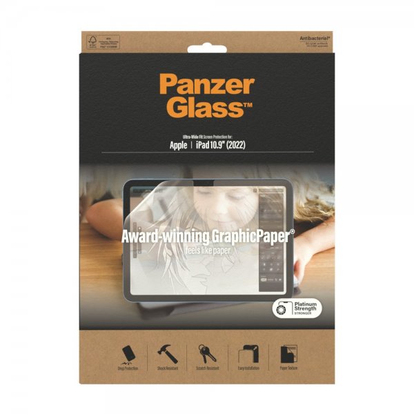 PanzerGlass iPad 10.9 (gen 10)/iPad 11 (A16) Skjermbeskytter GraphicPaper