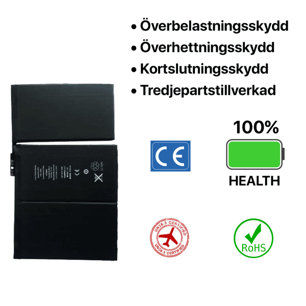 iPad 2 batteri høy kvalitet