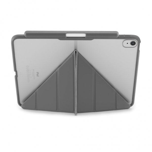 Pipetto iPad 10.9 (gen 10)/iPad 11 (A16) Etui Origami No3 Pencil Case Lysegrå