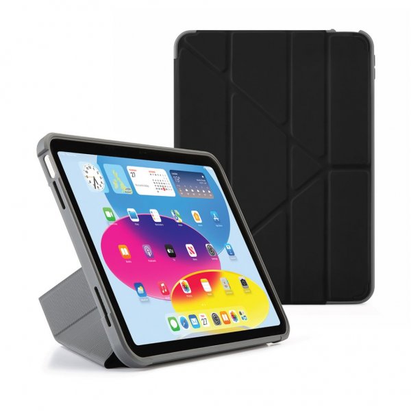 Pipetto iPad 10.9 (gen 10)/iPad 11 (A16) Etui Origami No2 Shield Svart