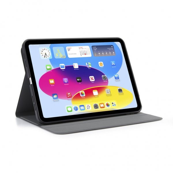 Pipetto iPad 10.9 (gen 10)/iPad 11 (A16) Etui Rotating Folio Svart