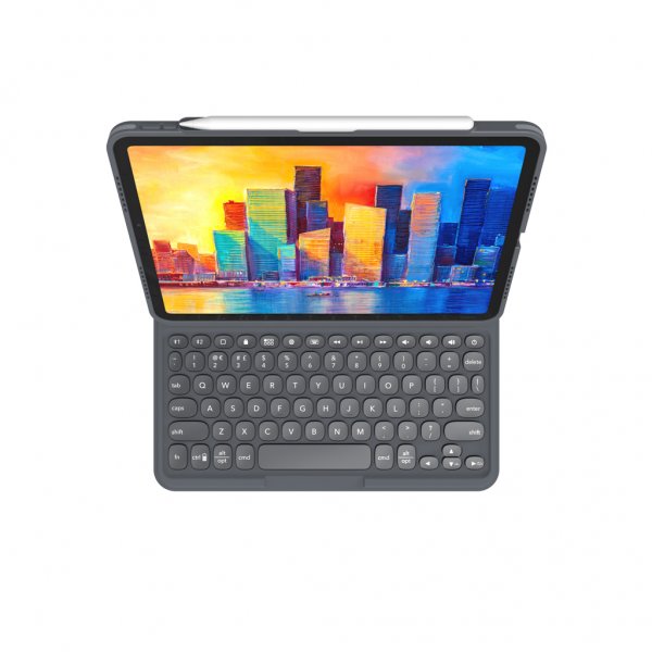 Zagg iPad Air 10.9 (gen 4/5) Etui Med tastatur Pro Keys Svart Grå