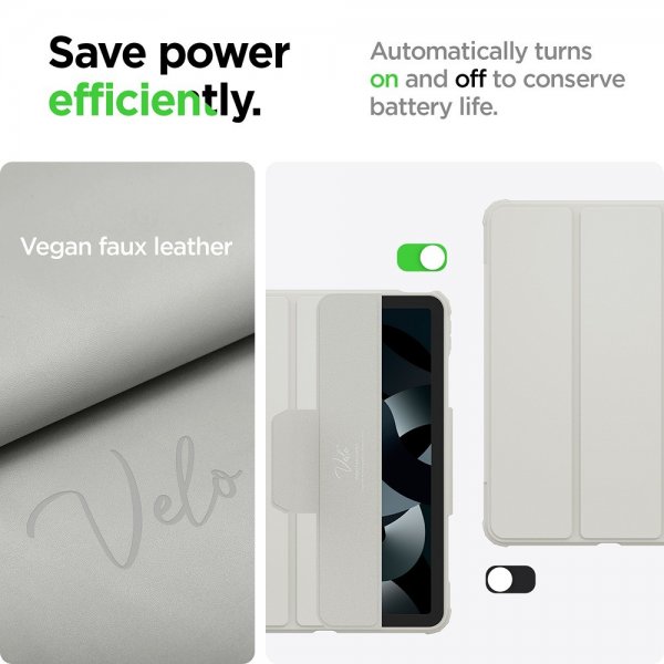 Spigen iPad Air 10.9 (gen 4/5)/iPad Air 11 (M2/M3) Etui Air Skin Pro Grå
