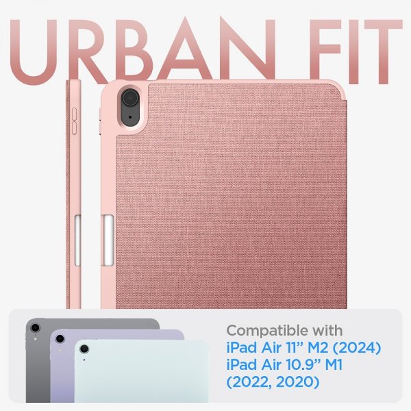 Spigen iPad Air 11 (M2/M3) Etui Urban Fit Rosegull