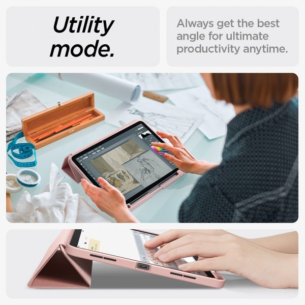 Spigen iPad Air 11 (M2/M3) Etui Urban Fit Rosegull