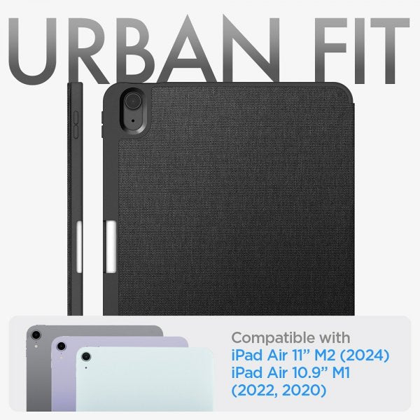 Spigen iPad Air 11 (M2/M3) Etui Urban Fit Svart