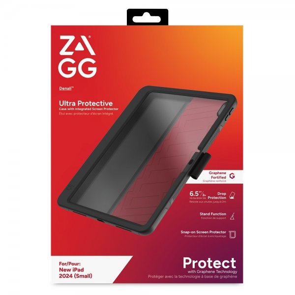 Zagg iPad Air 11 (M2/M3) Deksel med Skjermbeskytter Denali Svart