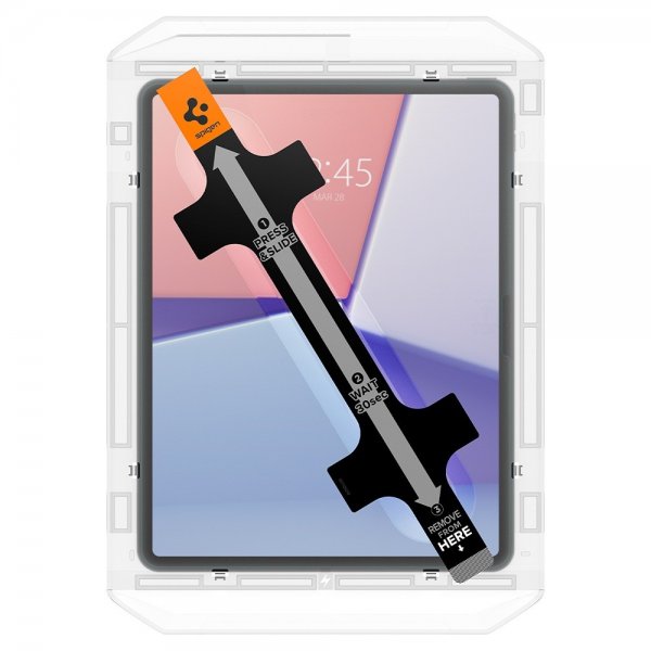 Spigen iPad Air 13 (M2/M3) Skjermbeskytter GLAS.tR EZ Fit