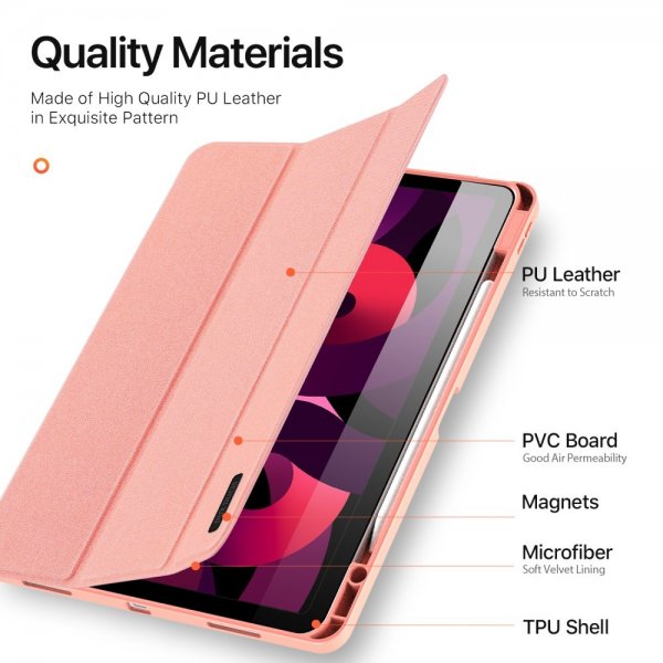 Dux Ducis iPad Air 13 (M2/M3) Etui Domo Series Rosa