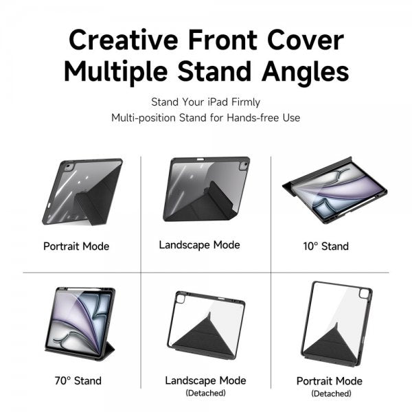 Dux Ducis iPad Air 13 (M2/M3) Etui Magi Series Svart