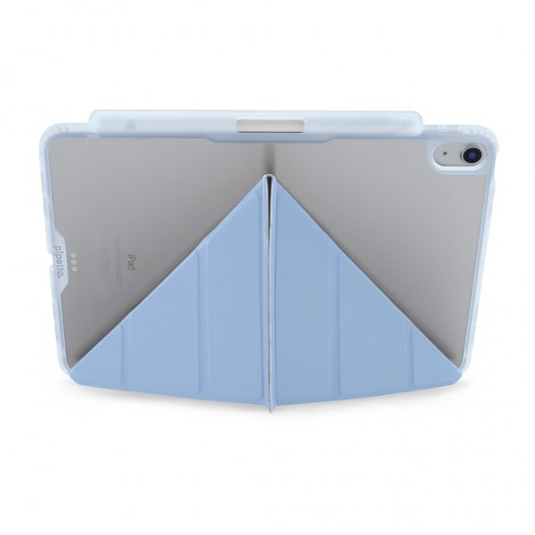 Pipetto iPad Air 13 (M2/M3) Etui Origami No3 Pencil Case Lyseblå