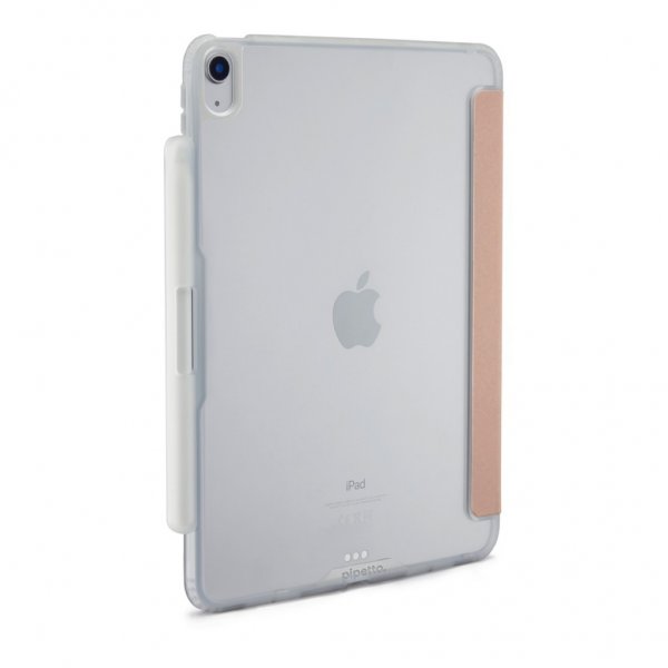 Pipetto iPad Air 13 (M2/M3) Etui Origami No3 Pencil Case Metallic Rosa