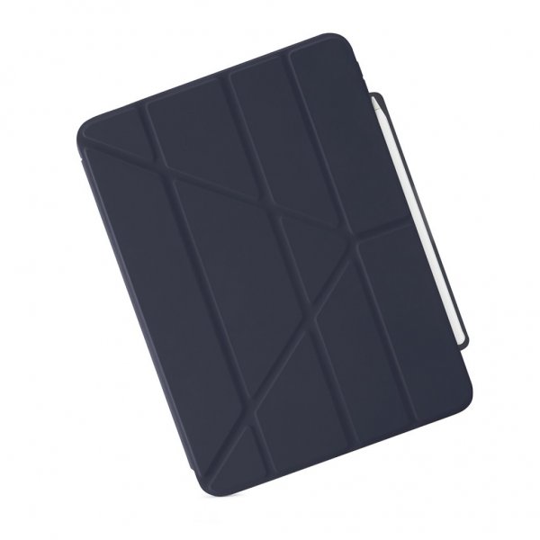 Pipetto iPad Air 13 (M2/M3) Etui Origami No3 Pencil Case Mørkeblå