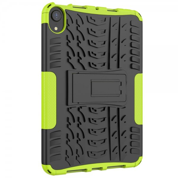 iPad mini (gen 6)/iPad mini (A17 Pro) Deksel Dekkmønster Stativfunksjon Grønn