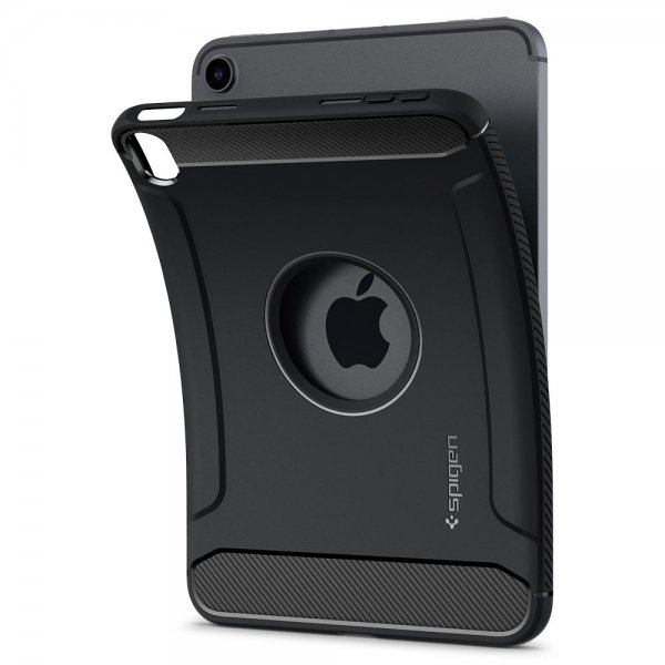 Spigen iPad mini (gen 6)/iPad mini (A17 Pro) Deksel Rugged Armor Matte Black